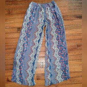 Flowy Bohemian Wide-Leg Pants